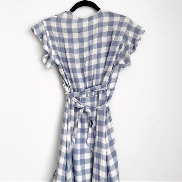 NWT Rails gingham checkered wrap dress - Picture 2 of 4